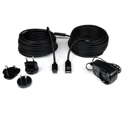 [USB2-EXT-20M] Yealink USB2-EXT-20M USB Cable with power adapter